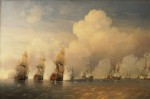 Сражение русского флота со шведским флотом в 1790 году вблизи Кронштадта при Красной Горке